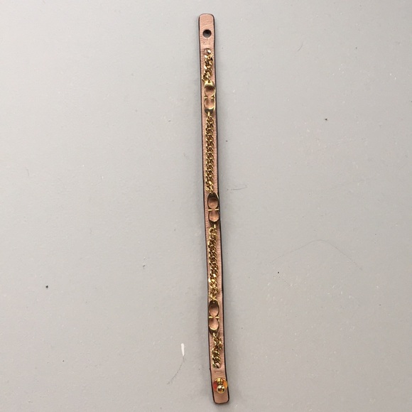 Coach Jewelry - Gold and Leather Bracelet Coach Jewelry - Gold and Leather Bracelet
